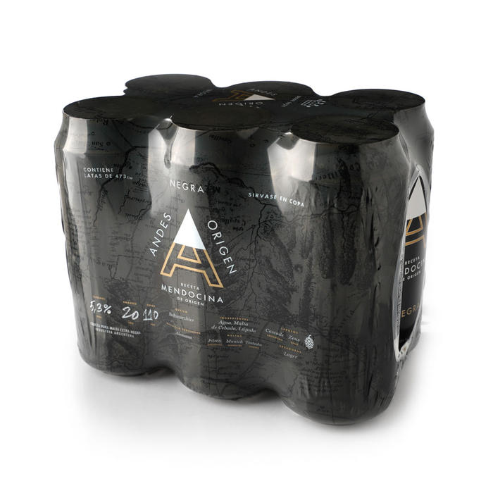Andes Negra Pack 6 latas x 500
