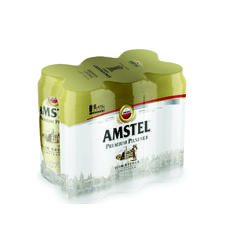 Amstel Pack 6 latas x 500
