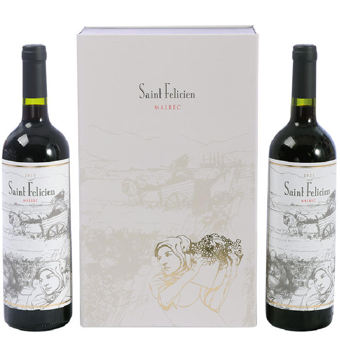 Saint Felicien Malbec Estuche x 2 botellas